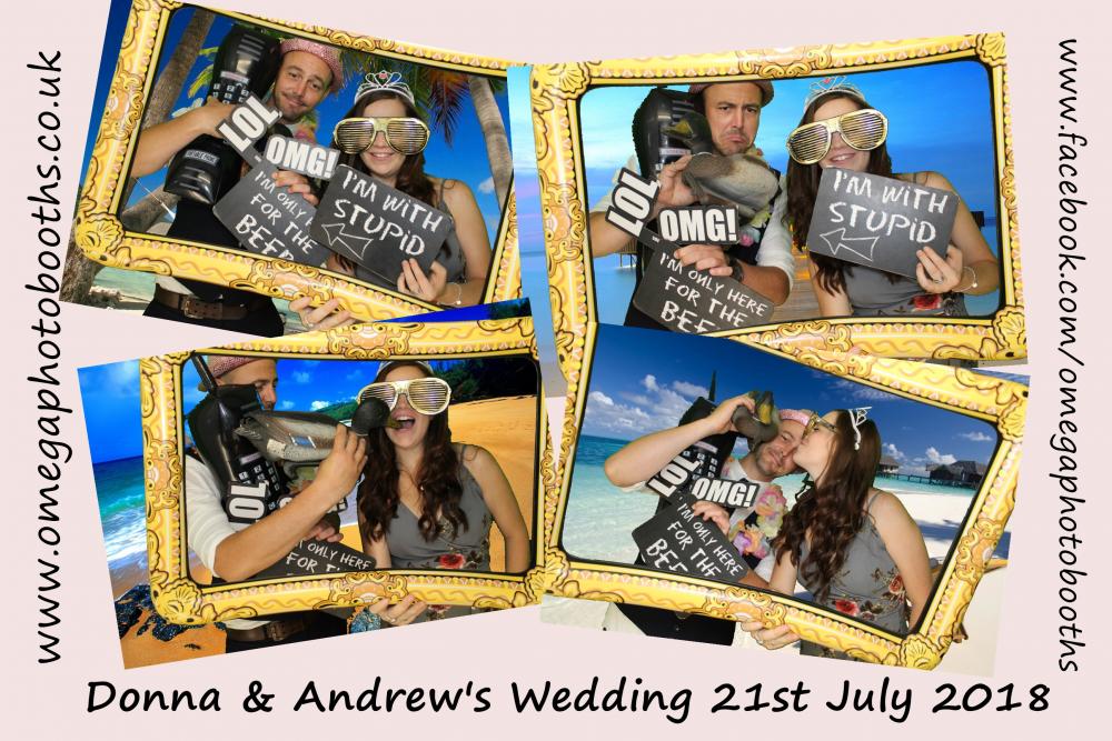 Donna & Andrew's Wedding | View more photos from the event at gallery.omegaphotobooths.co.uk/u/Omega-Photobooths/Donna-Andrews-Wedding